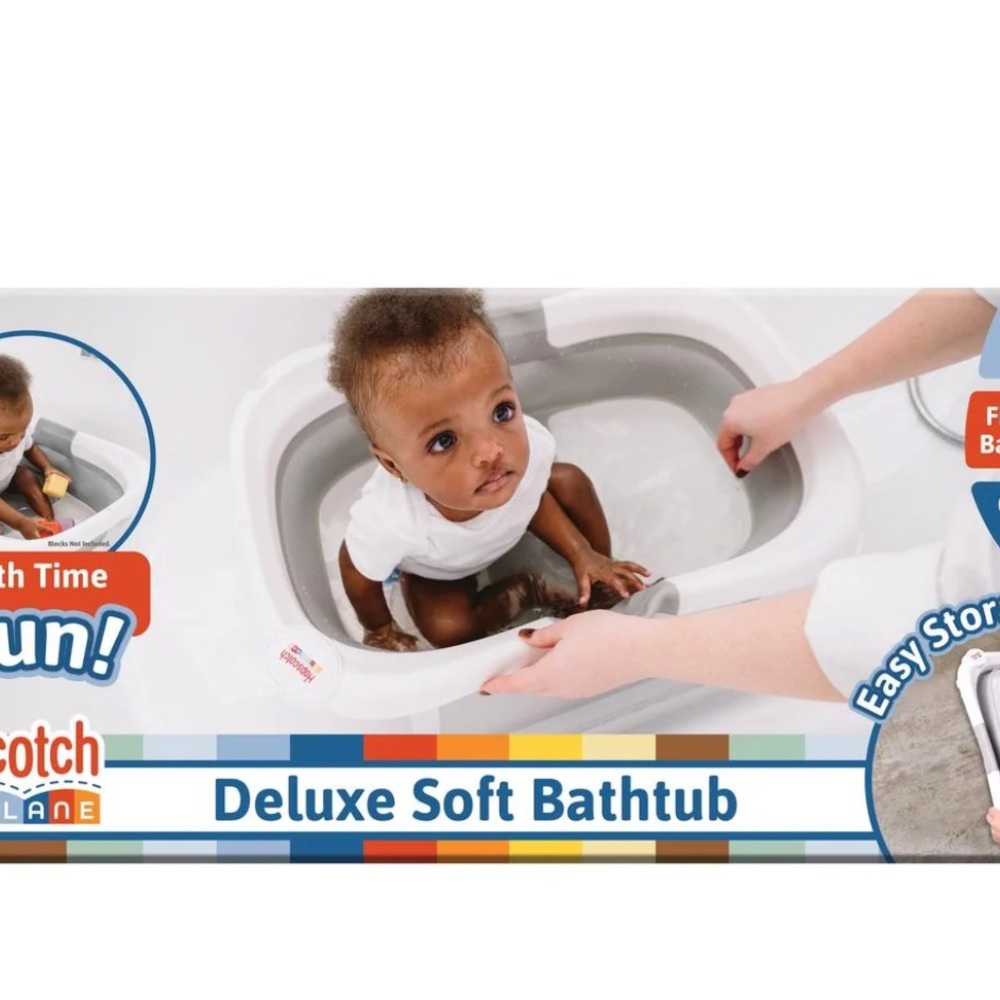 Deluxe Soft Bathtub - Gray